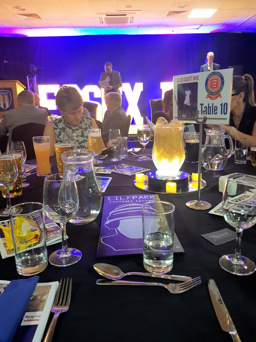 Steve Bolton (@dagenhaminvince) on Twitter photo Sat at Table 10 'Alex Scott' with #LilyParr at fabulous @essexfa Awards at Colchester Utd Stadium last night with <a href="/footballandwar/">Football and War</a> Super Evening 🙏😊💚⚽️ So much football diversity recognised 🙏💚⚽️ Sat at Table 10 'Alex Scott' with #LilyParr at fabulous @essexfa Awards at Colchester Utd Stadium last night with <a href="/footballandwar/">Football and War</a> Super Evening 🙏😊💚⚽️ So much football diversity recognised 🙏💚⚽️