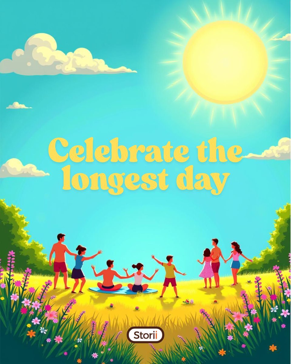 The longest day of the year means more time to laugh, connect, and tell stories that matter. What summer memory will you share today? 🌞⛱️🌻
#SummerSolstice #CelebrateTheLight #ShareYourStory