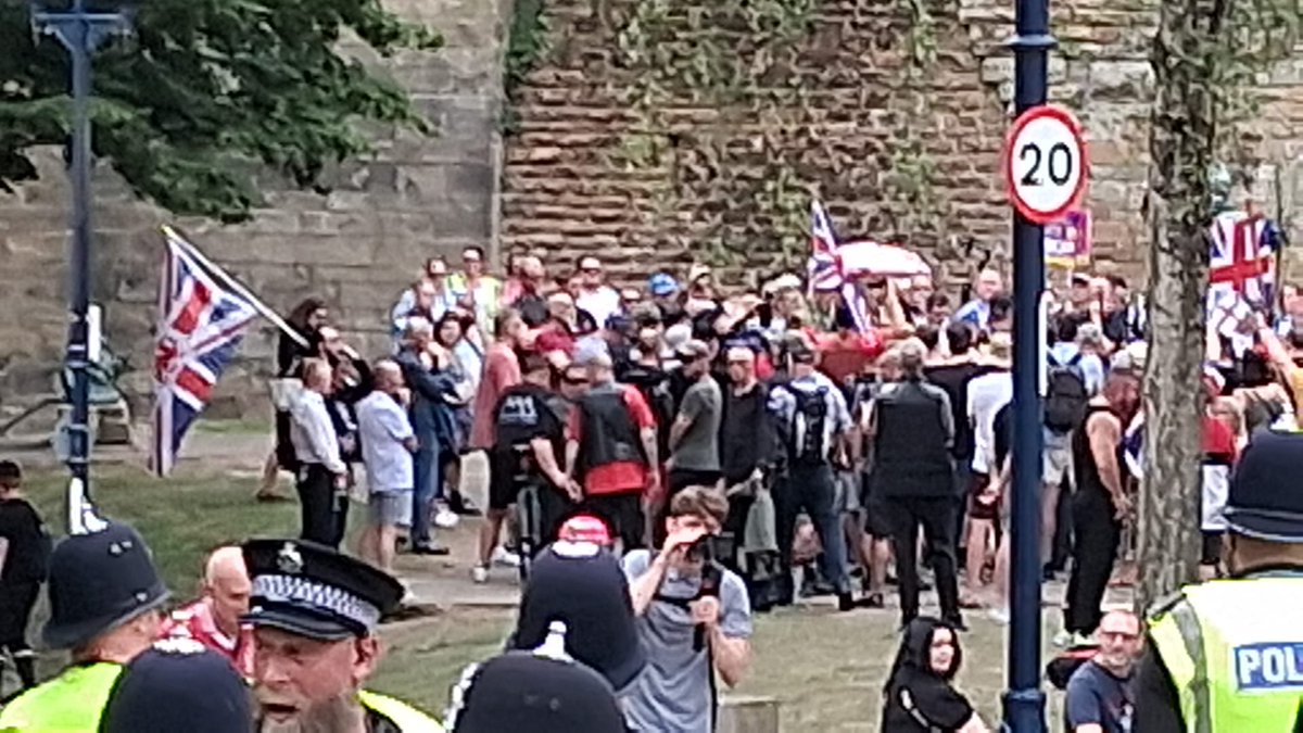 @Searchlightmagazine (@searchlight_mag) on Twitter photo We've counted, and there is a maximum of 50-60 at Nick Tenconi's much-vaunted UKIP rally in Nottingham.
Mass deportations? He can't even organise a mass demonstration.
Another absolute shambles. What a clown.
<a href="/uaf/">Unite Against Fascism</a> <a href="/AntiRacismDay/">Stand Up To Racism</a> We've counted, and there is a maximum of 50-60 at Nick Tenconi's much-vaunted UKIP rally in Nottingham.
Mass deportations? He can't even organise a mass demonstration.
Another absolute shambles. What a clown.
<a href="/uaf/">Unite Against Fascism</a> <a href="/AntiRacismDay/">Stand Up To Racism</a>