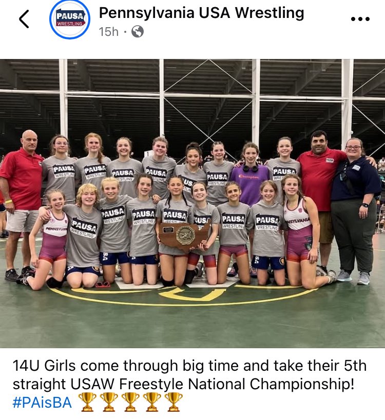 Central Cambria Wrestling (@reddevilwrestl) on Twitter photo Congrats to team PA and our very own Corina Kubat for capturing the 14u national duals championship.   #CCStrong Congrats to team PA and our very own Corina Kubat for capturing the 14u national duals championship.   #CCStrong