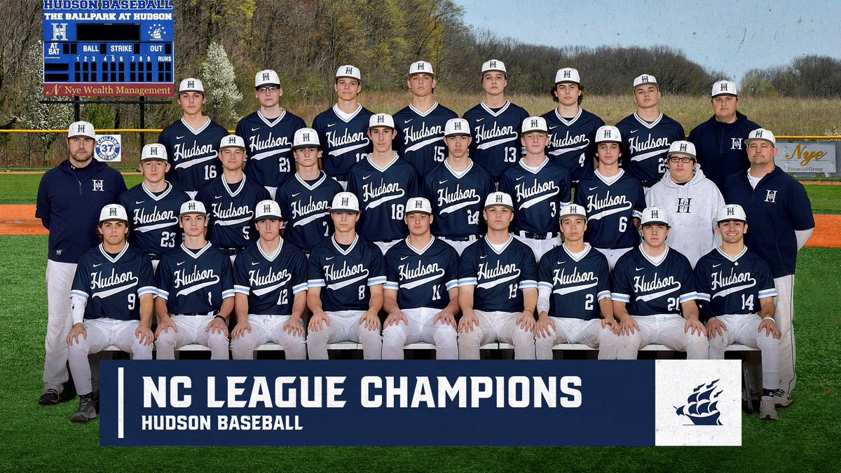 Congratulations to Hudson Baseball-- NC League Champions! <a href="/HudsonOHSports/">Hudson Athletics</a>