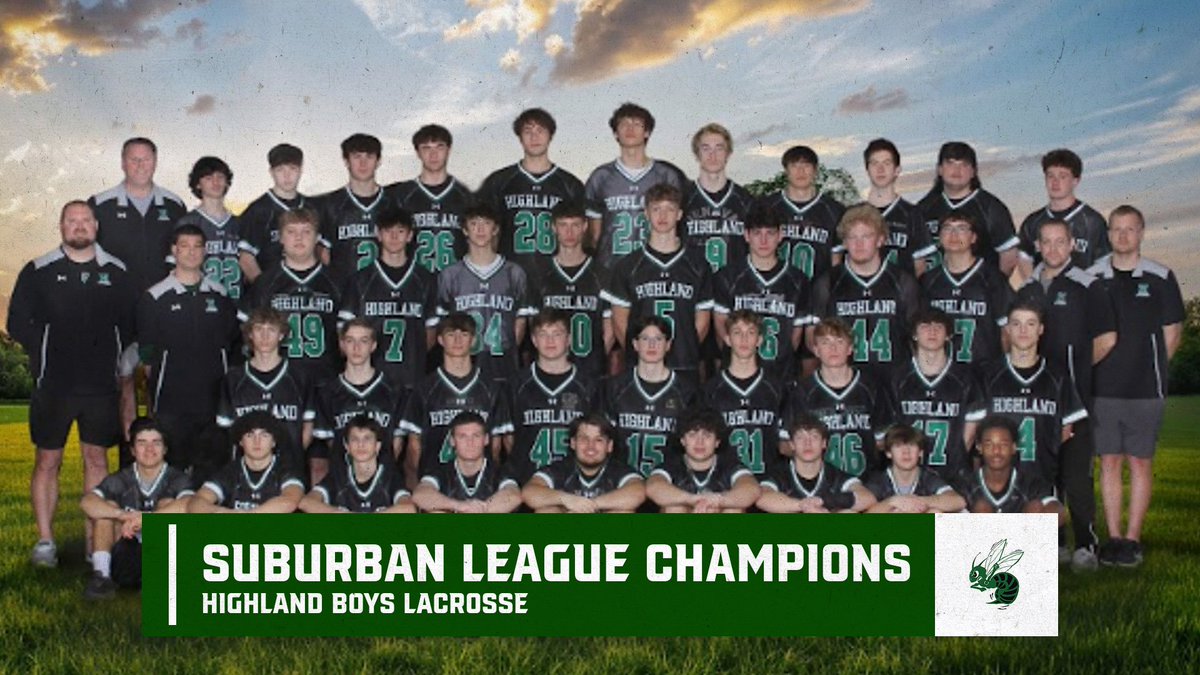 Congratulations to Highland Boys Lacrosse-- Suburban League Champions! <a href="/jbaileyHLSAD/">Jonathan Bailey</a>