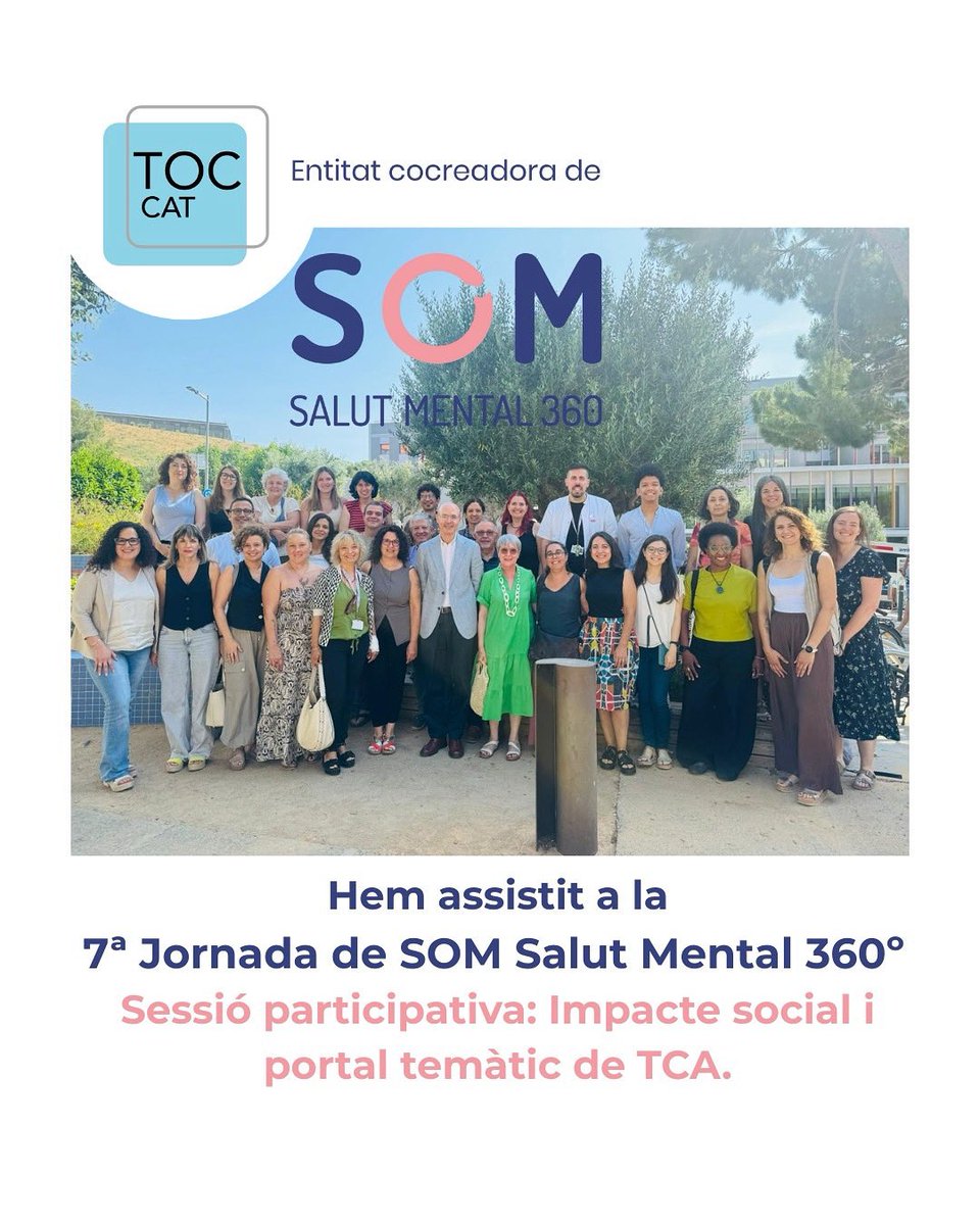 Gràcies, @som360org, per una jornada plena de sentit i per fer-nos partícips del camí recorregut aquest 2024.
Orgull de formar part d’aquesta plataforma com a cocreadors.
Seguim sumant per la salut mental! 💚
tca.som360.org/ca