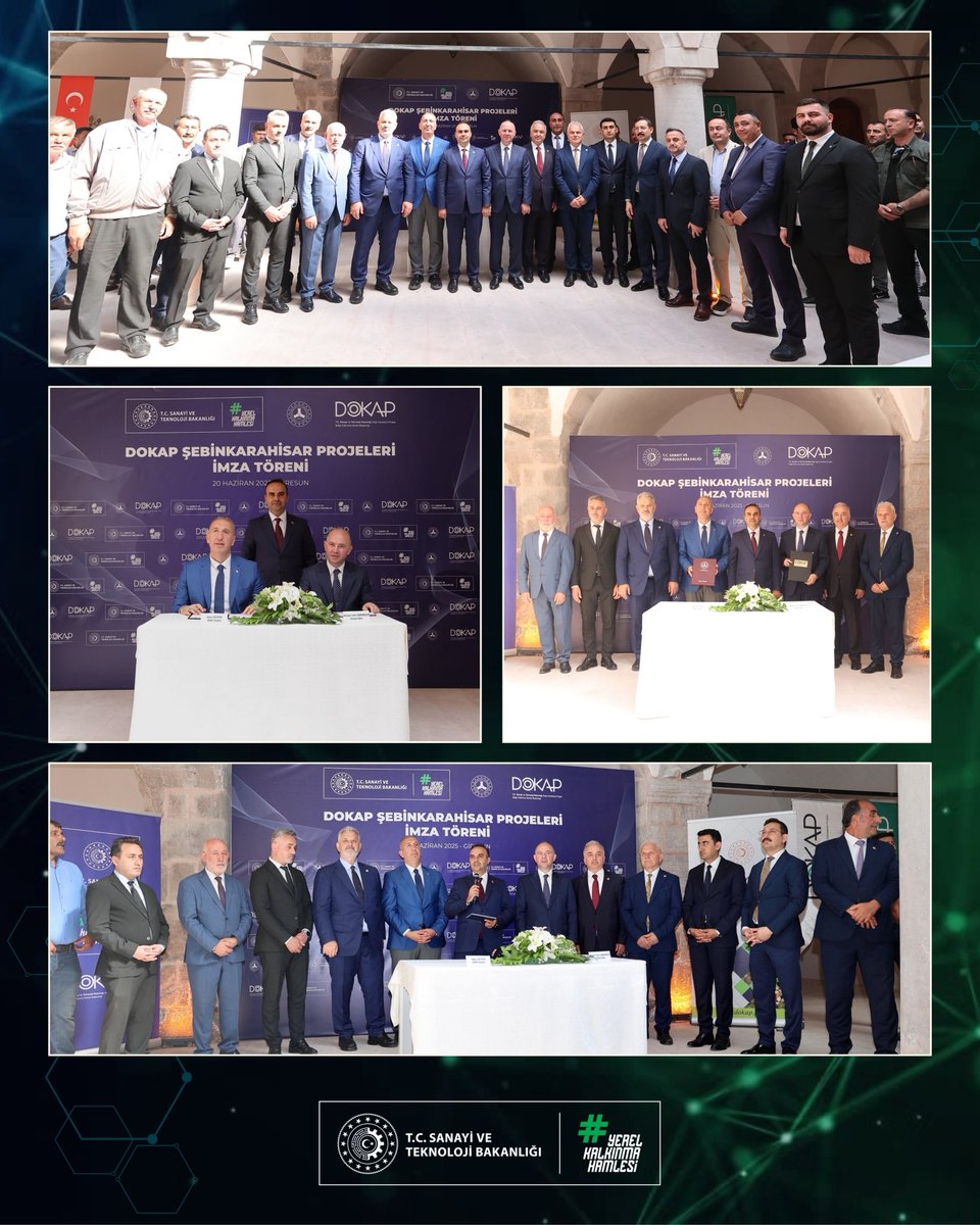Kalkınma Ajansları Genel Müdürlüğü (@kalkinmaajansgm) on Twitter photo 📍ŞEBİNKARAHİSAR’DA YEREL KALKINMANIN YENİ ADIMLARI✍️
Bakanımız Sayın <a href="/mfatihkacir/">Mehmet Fatih KACIR</a>’ın katılımlarıyla, DOKAP Bölge Kalkınma İdaresi desteğiyle Şebinkarahisar’da bölgenin kalkınma yolculuğuna güç katacak projeler için protokoller imzalandı.
🌱 Tarımdan sulamaya, üretimden 📍ŞEBİNKARAHİSAR’DA YEREL KALKINMANIN YENİ ADIMLARI✍️
Bakanımız Sayın <a href="/mfatihkacir/">Mehmet Fatih KACIR</a>’ın katılımlarıyla, DOKAP Bölge Kalkınma İdaresi desteğiyle Şebinkarahisar’da bölgenin kalkınma yolculuğuna güç katacak projeler için protokoller imzalandı.
🌱 Tarımdan sulamaya, üretimden