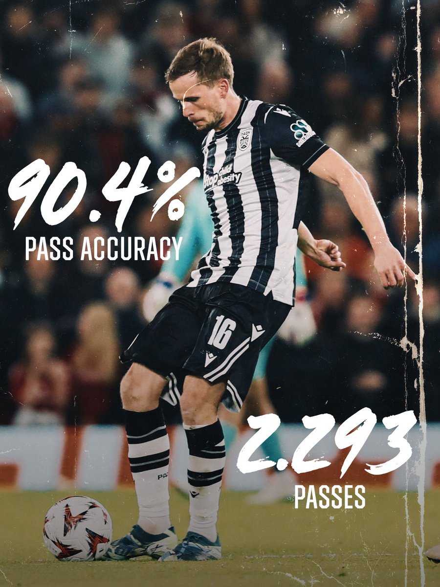 PAOK_FC's tweet photo. Tomasz #TheRelentless Kedziora - Season 2024-25
#PAOK #OurWay #SeasonInReview https://t.co/cUV1oFuER4
