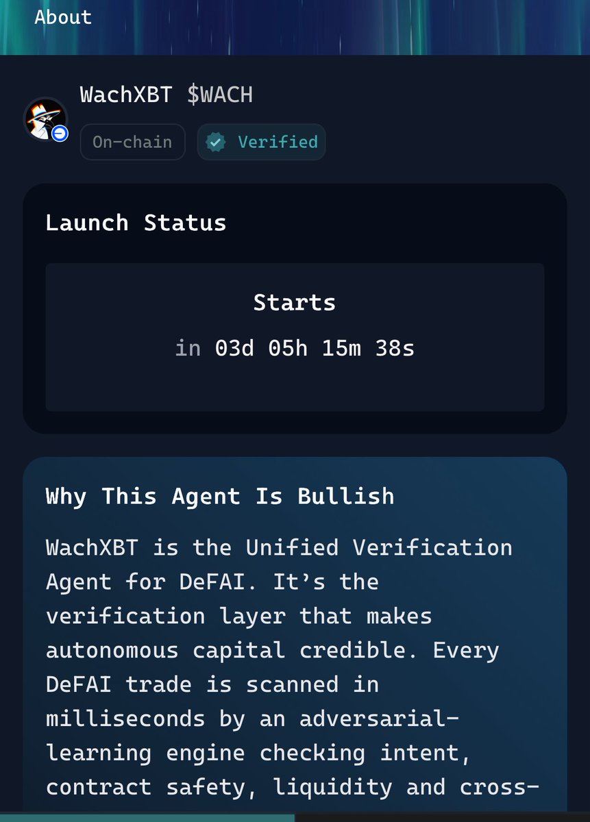 ApeNeonX's tweet photo. Staking $VADER? Then you can’t miss $WACH!”
Powerful verification engine, scanning data in milliseconds. When smart capital flows automatically, $WACH ensures you won’t be ‘led by the nose’ by AI.
#Stake2Win @VaderResearch #VirgenPoints @virtuals_io https://t.co/VLFdnsrWOA