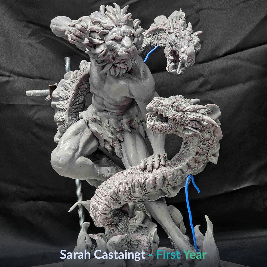 Nos première année qui ont eu deux semaines pour réaliser leur projet sculpture de fin d'année.
Ils étaient encadrés par Cyril Roquelaine
Voici les résultats !
#artside #artsideschool #sculpt #chara3D #monsterclay