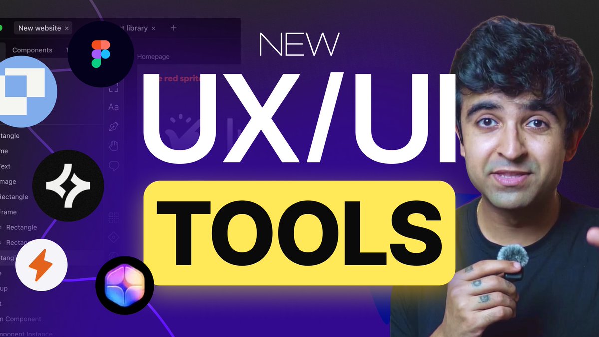 New UX/UI design tools are here!

Check em out 👉🏼 youtu.be/6l7743pNrcI

#uidesign #uxdesign #design