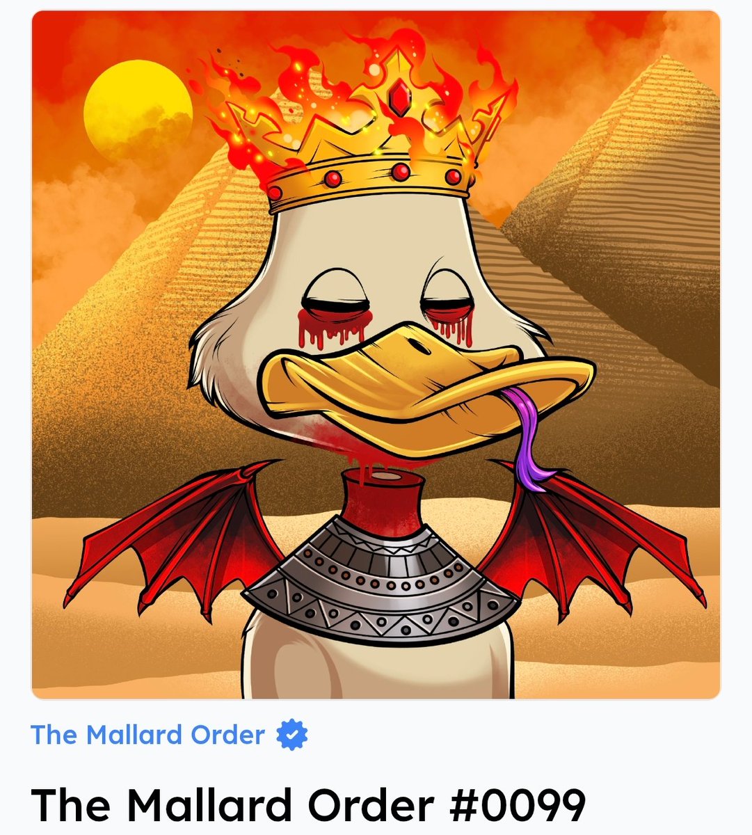 I shuttered my 3 void mirrors.
I got 3 comics (1 rare and 2 commons), plus 1 rune splinter, 73 Ada and thi super rare nft, are you still waiting to mint the mirrors???? It's a win win. It will be my profile pics!!!
#mallardup <a href="/MallardOrder/">The Mallard Order</a>