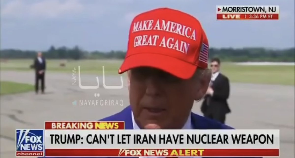 GA✨📰:
🇺🇸🇮🇷 Donald Trump declared: "The US intelligence community is wrong in its assessment that Iran is not building a nuclear bomb."