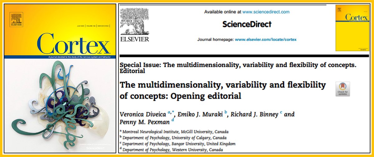 BinneyRJ's tweet image. Excited to announce a call for papers for a new virtual special issue in Cortex on Concept Knowledge.
Our opening editorial, plus further information and guidance for authors can be found here:
sciencedirect.com/special-issue/…