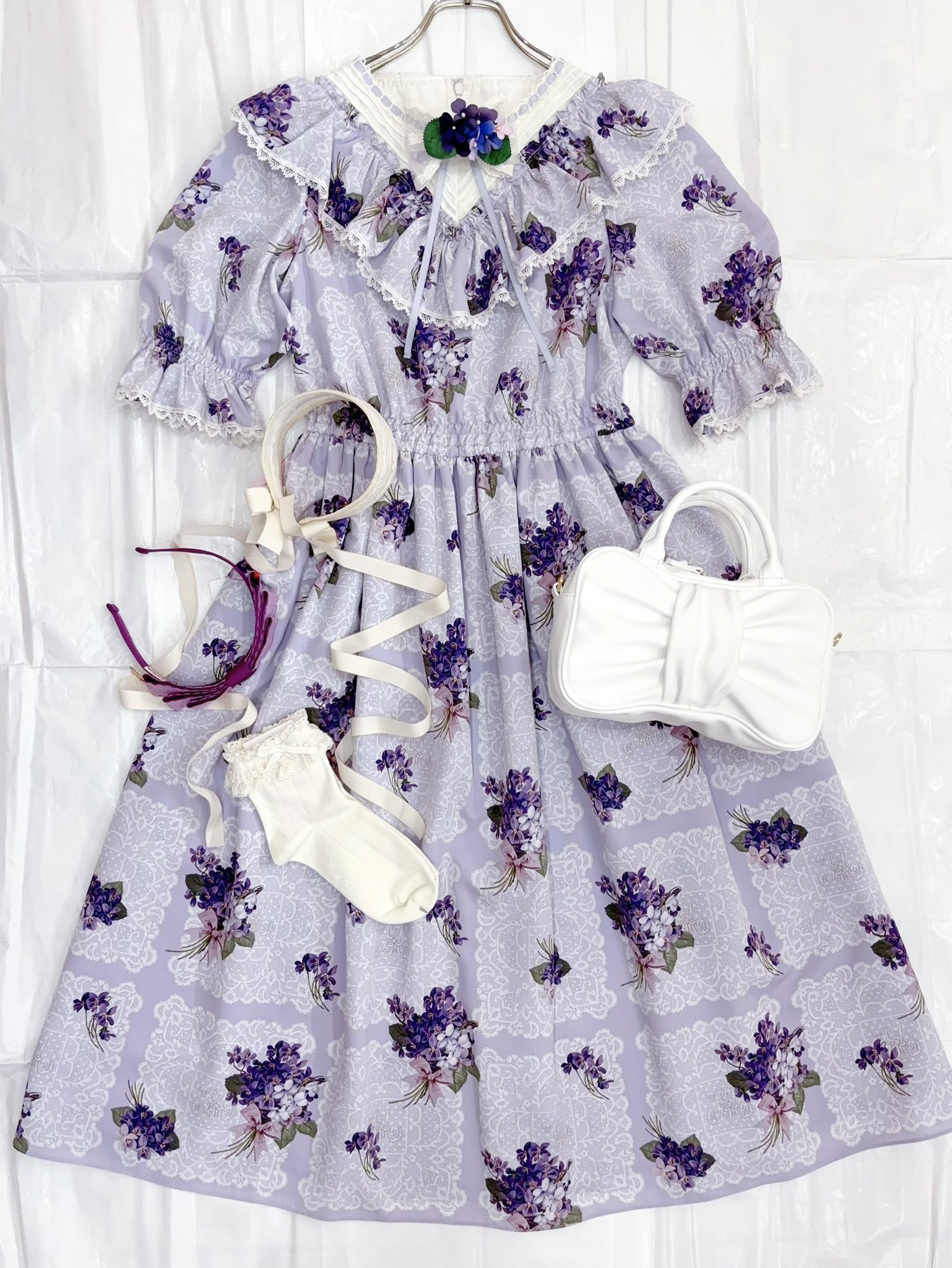 MelodyBasKet♥Natural lacy ヘッドドレス Natural lacyヘッドドレス-Melody BasKet(メロディーバスケット