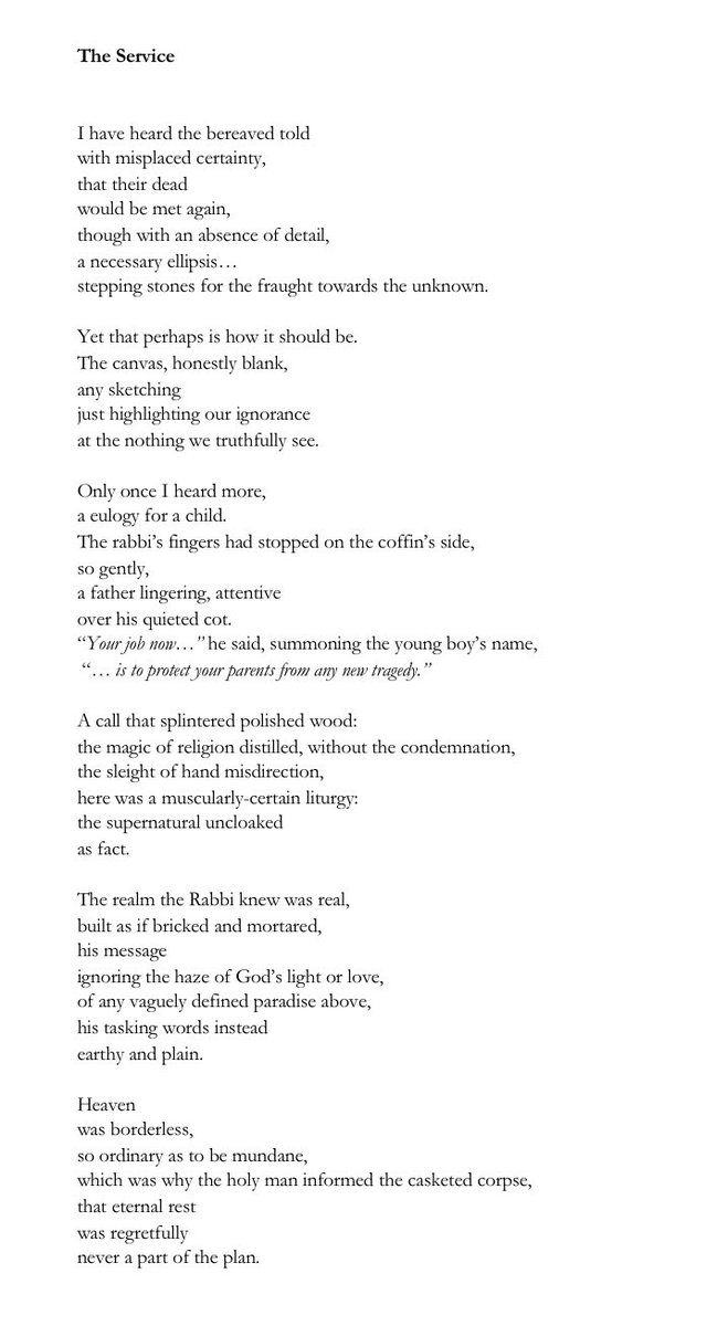 Hullo. Random #poetry Saturday.