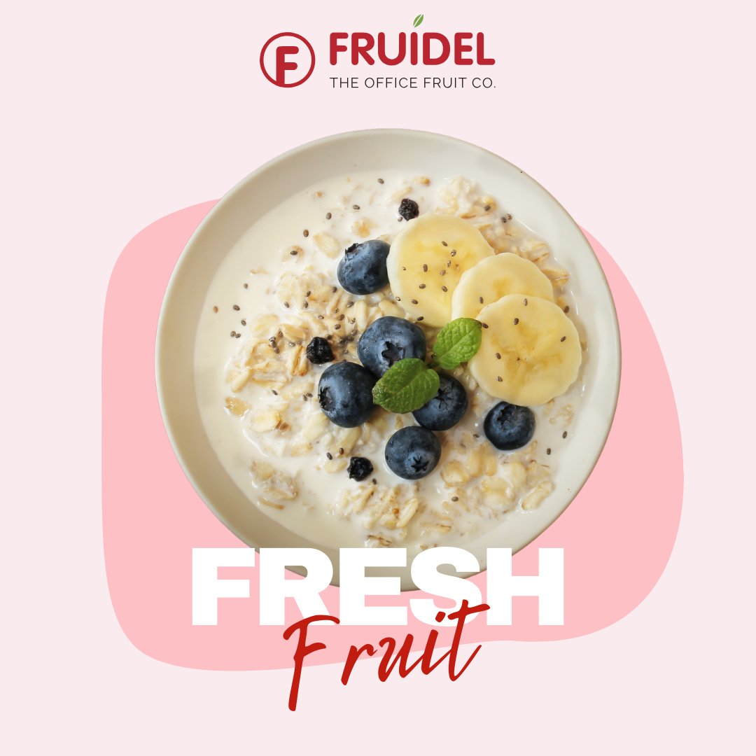 Get creative with your office fruit deliveries. Mix them in with your breakfast cereal or even as smoothies to get the most out of your fruit!🍌🫐