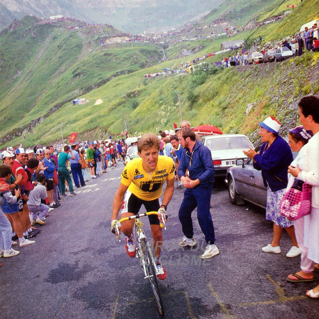 Miroir2Cyclisme's tweet photo. Luz Ardiden c'est aussi Charly Mottet qui défend son maillot jaune dans le Tour 1987
Luz Ardiden is also Charly Mottet who defended his yellow jersey in the 1987 Tour
📸 MC
#CharlyMottet #LuzArdiden #MaillotJaune #TDF #TDF1987 #cyclisme #cycling #ciclismo @CyrilleGuimard https://t.co/DI9t0FhYhw