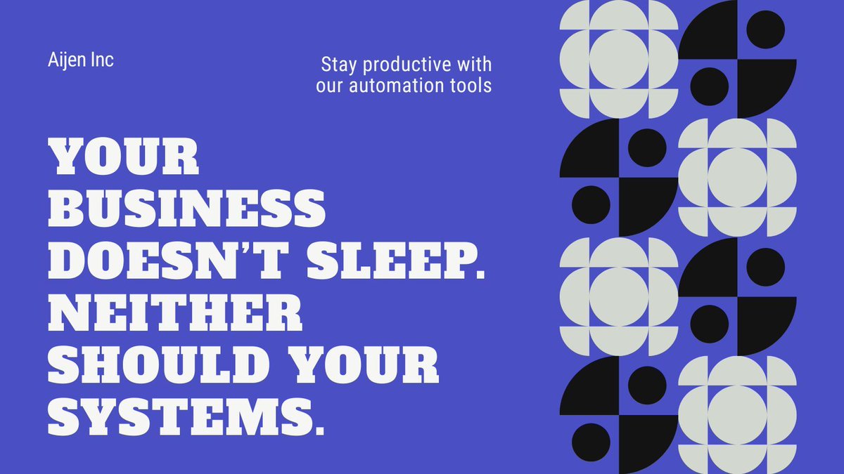 AijenInc's tweet image. Effortless technology equates to stress-free weekends. With Aijen Inc&apos;s solutions, your business remains active even when you&apos;re at rest. Automation brings tranquility to your operations. #AijenInc #WorkSmartUG #WeekendAutomation #TechForSMEs