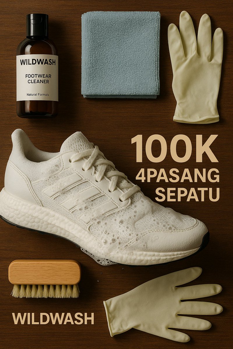 cucisepatusby's tweet photo. π¦ Jasa Cuci Sepatu Surabaya
β¨ Bersih β’ Wangi β’ Murah
π§Ό Cuci 4 pasang cuma 100K
π Free Pickup & Delivery Area Surabaya
π DM kami untuk pesan sekarang!
#Cucisepatu #Cucisepatusurabaya https://t.co/BE8CUMluCZ