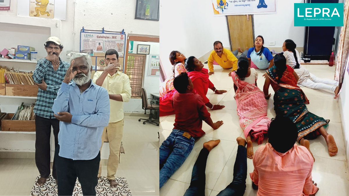 🧘‍♀️ This #InternationalYogaDay2025, LEPRA Society teams across India came together to stretch, breathe &amp; reconnect.
From field staff to communities, each pose was a step toward healing, dignity &amp; inclusion. 💙
#YogaDay  #YogaForOneEarthOneHealth  #YogaForAll  #StigmaFree #Yoga