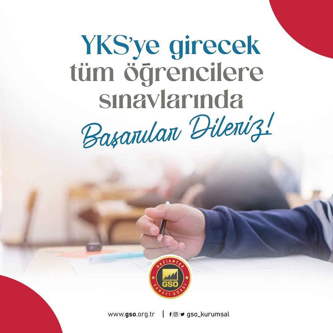 Yükseköğretim Kurumları Sınavı’na (YKS) katılacak tüm öğrencilerimize gönülden başarılar diliyorum.

Emeklerinizin ve azminizin sizi hayal ettiğiniz geleceğe taşımasını yürekten temenni ediyorum.

Yolunuz açık, geleceğiniz aydınlık olsun.
