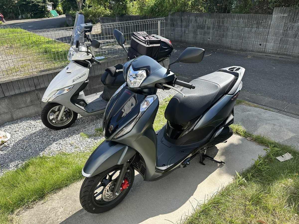 新しい相棒がやっと再納車されました😭新車で納車後3分で入院した時はどーなることかと…🥲