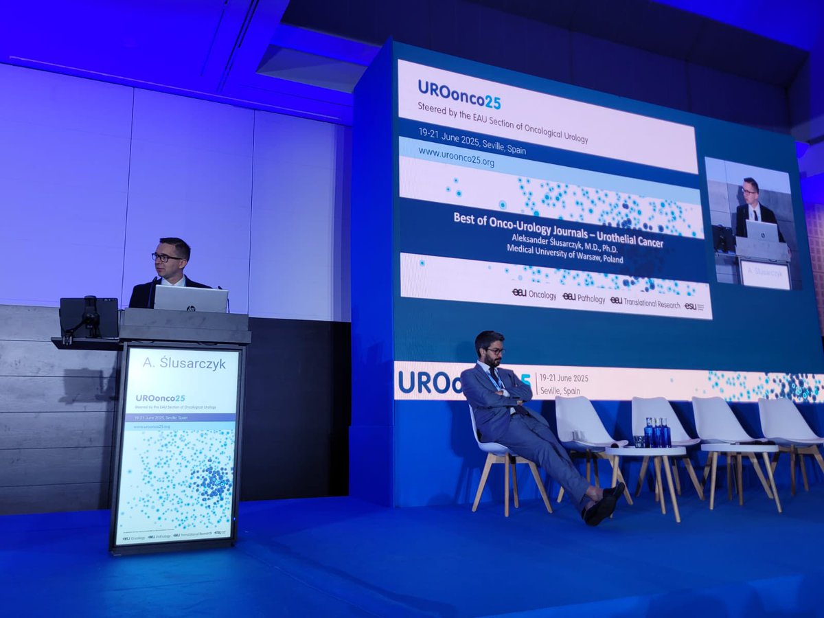 EAU YAU Urothelial Carcinoma (@eau_yaurotheli) on Twitter photo Our team is in Sevilla for #UROonco25
📩
#NMIBC
Deintensify LG
Biomarkers to ⬇️ cystoscopy in HG
#MIBC
ctDNA is the future
#UTUC
Tailored patient care
Go for kidney-sparing treatment
<a href="/Uroweb/">European Association of Urology (EAU)</a> <a href="/EAU_Uroonco/">EAU Edu Platform UROONCO</a> <a href="/EAUYAUrology/">EAU Young Academics</a> Our team is in Sevilla for #UROonco25
📩
#NMIBC
Deintensify LG
Biomarkers to ⬇️ cystoscopy in HG
#MIBC
ctDNA is the future
#UTUC
Tailored patient care
Go for kidney-sparing treatment
<a href="/Uroweb/">European Association of Urology (EAU)</a> <a href="/EAU_Uroonco/">EAU Edu Platform UROONCO</a> <a href="/EAUYAUrology/">EAU Young Academics</a>