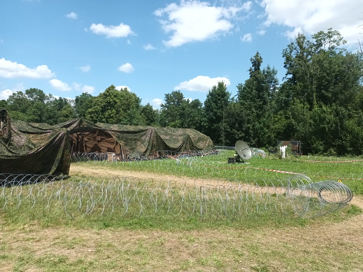 COM6BLB's tweet image. Dans le cadre de sa préparation opérationnelle et de sa future prise d’alerte de l'@otan (NATO ARF 26), le poste de commandement #6BLB est évalué "Aurige" par le @CECPC_Mailly lors de l'exercice Guillaume 25 de la @3Division_Terre du 19 au 22/06.