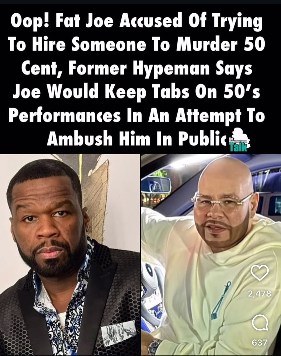 50cent's tweet image. These baseless, accusations and claims are not credible. I’m sorry Joe has to endure the public scrutiny and damage to his reputation. THIS A STICK UP ! 🤨