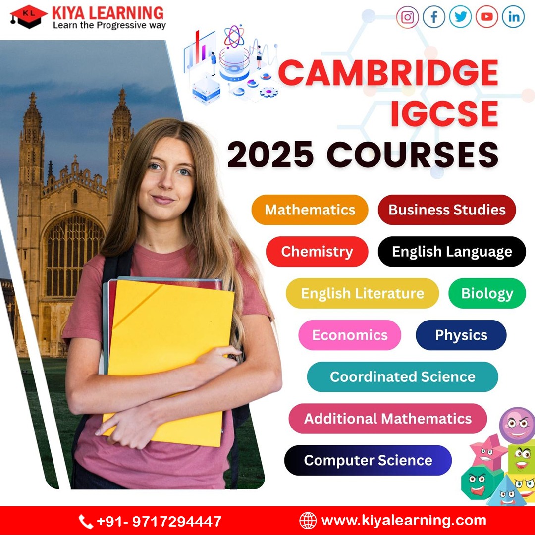 kiya_learning's tweet image. Unlock  your child’s potential with our comprehensive Cambridge IGCSE courses in Science, Science, English Writing, Commerce Thinks about, Financial matters, and Computer Science.
#IGCSEPreparation #CambridgeCourses #Mathematics #Science #EnglishLiterature #BusinessStudies