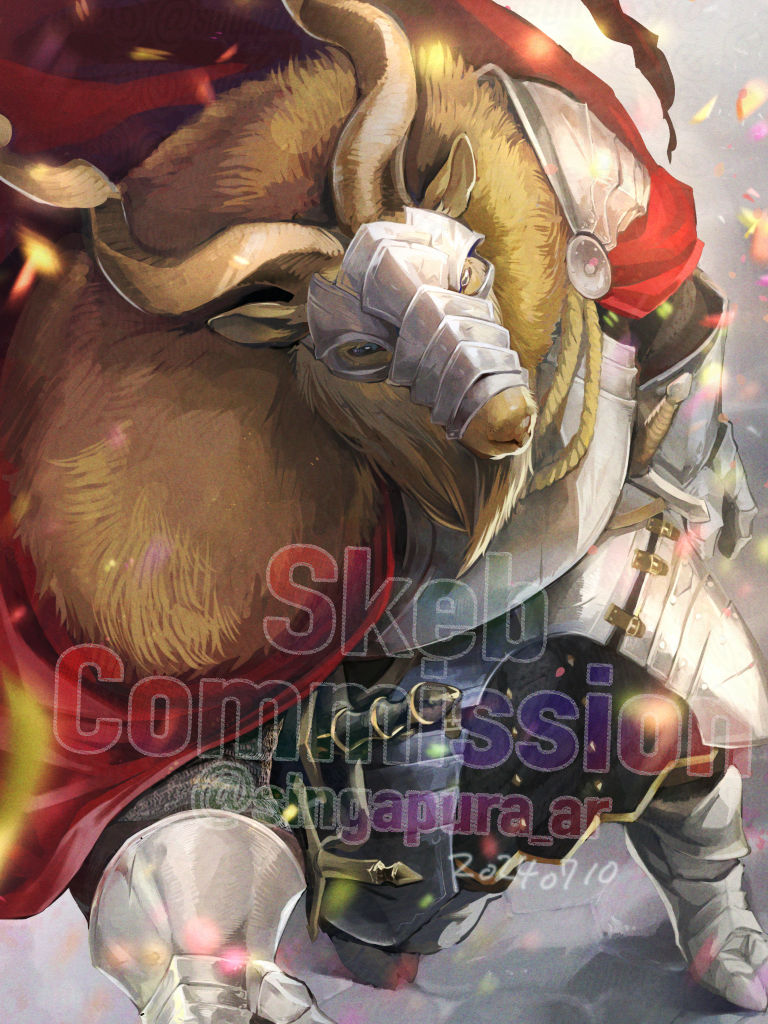 Skebで描いてました🎨

リクエストありがとうございました！！！🐐
skeb.jp/@singapura_ar/… #Skeb #Commission <a href="/skeb_jp/">Skeb (スケブ)</a>より