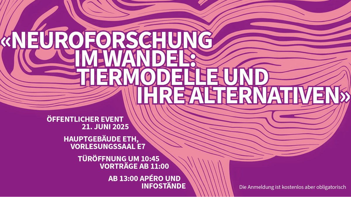 Swiss3RCC's tweet image. 🎉Heute ist es so weit!
Unser öffentlicher Outreach-Event „Neuroforschung im Wandel: Tiermodelle und ihre Alternativen“ findet statt – im Vorfeld des Swiss #3Rs Day 2025.
🔍 Gemeinsam mit Expert:innen diskutieren wir, wie moderne Alternativen die Neurowissenschaft 🧠verändern!