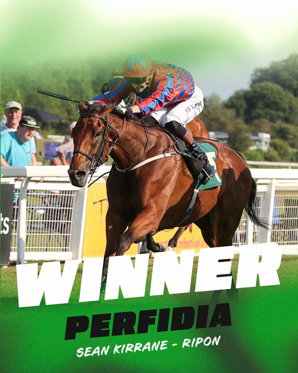 Tim Easterby Racing (@easterbytim) on Twitter photo 𝗪𝗜𝗡𝗡𝗘𝗥 ~ 50 up for the year! PERFIDIA gets up in a tight finish at Ripon. Ode breaks his maiden int he hand of Sean Kirrane. Congratulations to his owners Mr & Mrs Bulmer.
📍 <a href="/RiponRaces/">Ripon Races</a>
🏆 5⃣0⃣ 𝗪𝗜𝗡𝗡𝗘𝗥 ~ 50 up for the year! PERFIDIA gets up in a tight finish at Ripon. Ode breaks his maiden int he hand of Sean Kirrane. Congratulations to his owners Mr & Mrs Bulmer.
📍 <a href="/RiponRaces/">Ripon Races</a>
🏆 5⃣0⃣