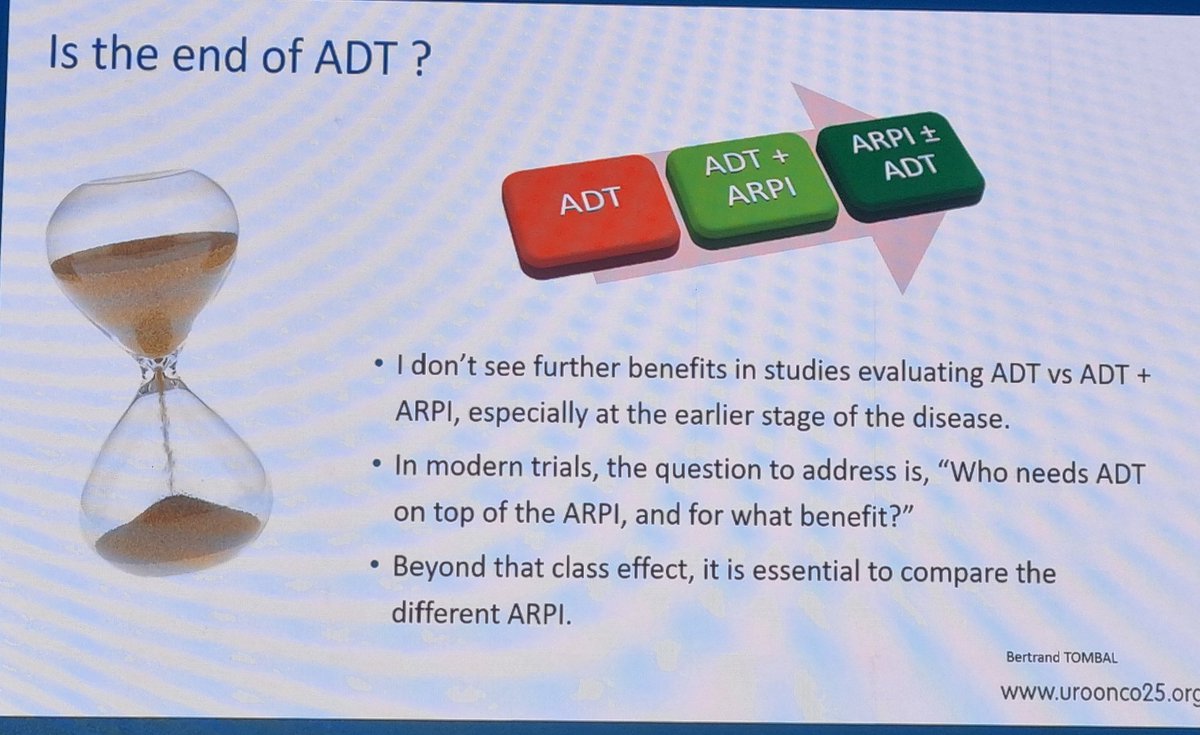 Roberto Iacovelli (@driacovelli) on Twitter photo Are we ready for ARPI alone therapy in mCSPC? Is a non-inferiority trial needed? Great lecture by <a href="/BertrandTOMBAL/">tombal</a> at #UROonco25 in Sevilla but the debate is still open...
<a href="/Uroweb/">European Association of Urology (EAU)</a> <a href="/EUplatinum/">European Urology</a> <a href="/oncodaily/">OncoDaily</a> <a href="/OncoAlert/">OncoAlert</a> <a href="/urofocus/">UroFocus</a> <a href="/foxal72/">Alessandro Volpe</a> <a href="/MRoupret/">Morgan Roupret</a> Are we ready for ARPI alone therapy in mCSPC? Is a non-inferiority trial needed? Great lecture by <a href="/BertrandTOMBAL/">tombal</a> at #UROonco25 in Sevilla but the debate is still open...
<a href="/Uroweb/">European Association of Urology (EAU)</a> <a href="/EUplatinum/">European Urology</a> <a href="/oncodaily/">OncoDaily</a> <a href="/OncoAlert/">OncoAlert</a> <a href="/urofocus/">UroFocus</a> <a href="/foxal72/">Alessandro Volpe</a> <a href="/MRoupret/">Morgan Roupret</a>