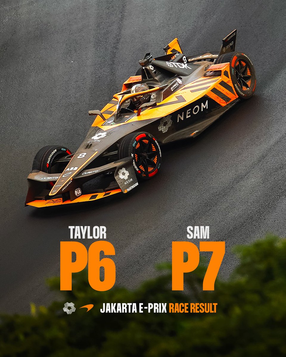 A solid points haul from an eventful race in Jakarta. 🧡

#JakartaEPrix