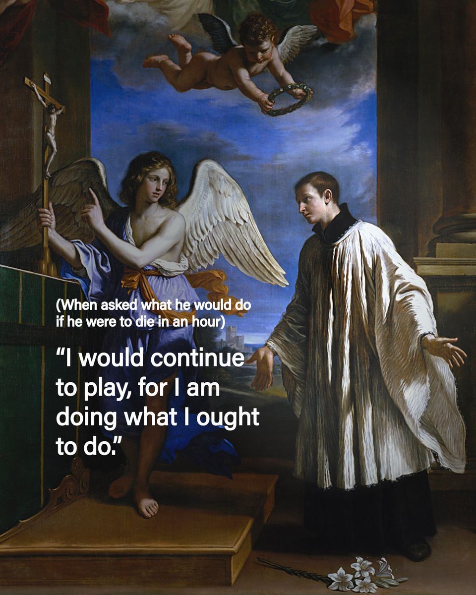 londonjesuit's tweet image. Today we remember a saint who gave everything to God before the world even noticed him: St Aloysius Gonzaga. Young saint. Bold faith. A heart set on God.
🙏 St Aloysius Gonzaga, pray for us — that we may seek God with undivided hearts
#StAloysiusGonzaga #JesuitSaints