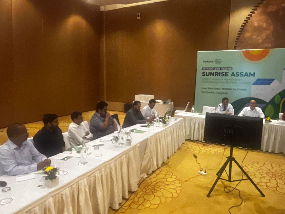 Assam Climate Change Management Society (ACCMS) (@accmsociety) on Twitter photo ACCMS participated in the workshop on “Accelerating Solar Rooftop in Assam” organised by iFOREST.
Key stakeholders from Assam discussed scaling rooftop solar, land-neutral tech, and Assam’s RE roadmap.<a href="/CMOfficeAssam/">Chief Minister Assam</a> <a href="/cmpatowary/">Chandra Mohan Patowary</a> <a href="/CSAssam_/">Chief Secretary, Assam</a> <a href="/mkyadava/">mkyadava</a> <a href="/Hirdesh59160599/">Hirdesh</a> <a href="/manirizwan/">Rizwan Uz Zaman, Phd</a> ACCMS participated in the workshop on “Accelerating Solar Rooftop in Assam” organised by iFOREST.
Key stakeholders from Assam discussed scaling rooftop solar, land-neutral tech, and Assam’s RE roadmap.<a href="/CMOfficeAssam/">Chief Minister Assam</a> <a href="/cmpatowary/">Chandra Mohan Patowary</a> <a href="/CSAssam_/">Chief Secretary, Assam</a> <a href="/mkyadava/">mkyadava</a> <a href="/Hirdesh59160599/">Hirdesh</a> <a href="/manirizwan/">Rizwan Uz Zaman, Phd</a>