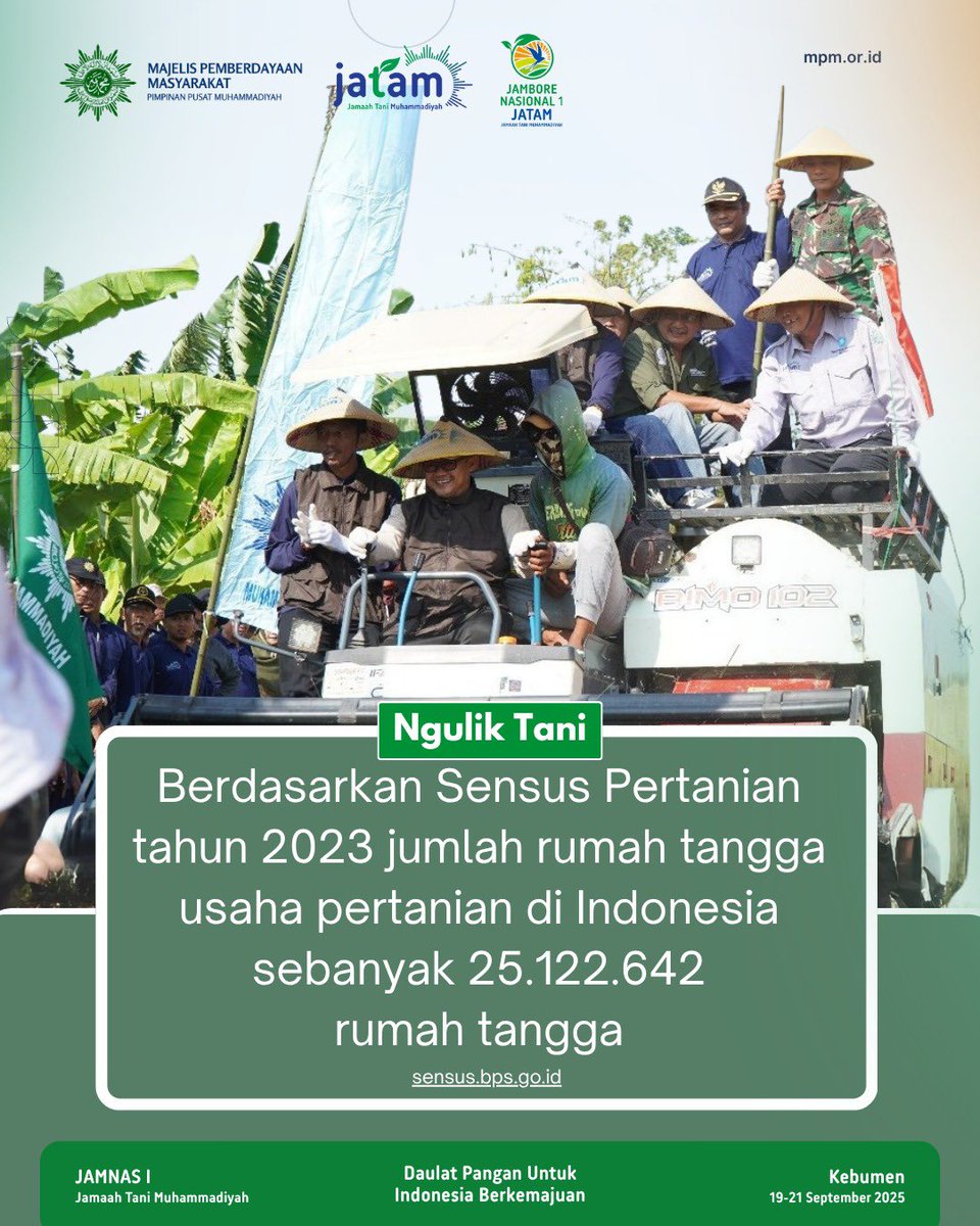 kabarmpm's tweet photo. 𝐂𝐎𝐌𝐈𝐍𝐆 𝐒𝐎𝐎𝐍 𝐉𝐀𝐌𝐁𝐎𝐑𝐄 𝐍𝐀𝐒𝐈𝐎𝐍𝐀𝐋 𝟏 𝐉𝐀𝐓𝐀𝐌🌾🏕️
90 hari menuju Jamnas JATAM 1?!!😱
🗓️ Jumat-Ahad, 19-21 September 2025
📍 Kebumen, Jawa Tengah
#KabarMPM #Muhammadiyah #JATAM #Jamnas #Jambore #Nasional #Kebumen https://t.co/TLh6IrmcTQ