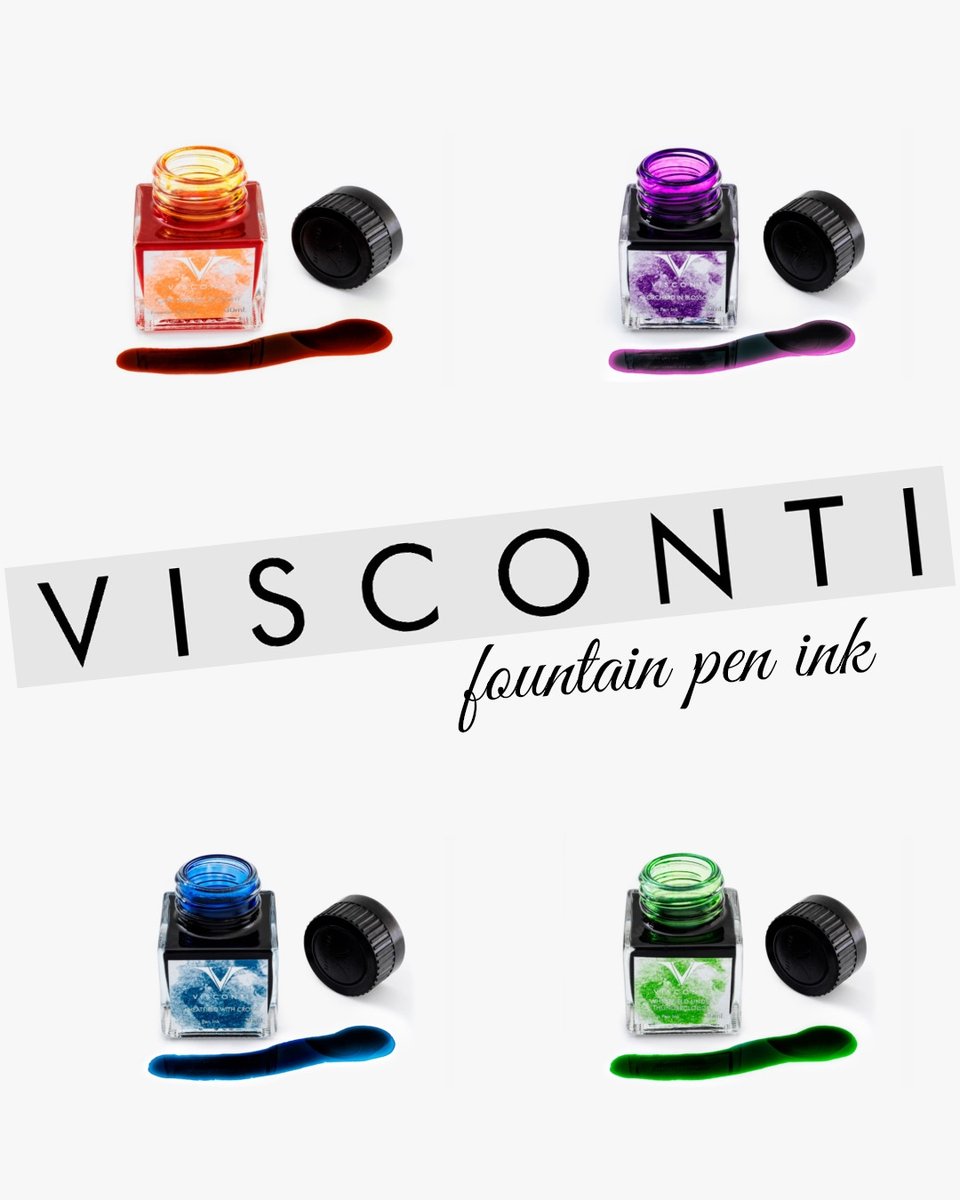 PurePens's tweet photo. #Visconti fountain pen ink inspired by the works of Vincent Van Gogh
Shop here >> https://t.co/LSir9CUs23

#purepens #fountainpenink #fountainpen #fountainpens #fountainpennetwork #stationerycollector #ink #bottledink #writing #drawing #calligraphy #pennerd #pengeek #newpenday https://t.co/iQ67I4iJ9e
