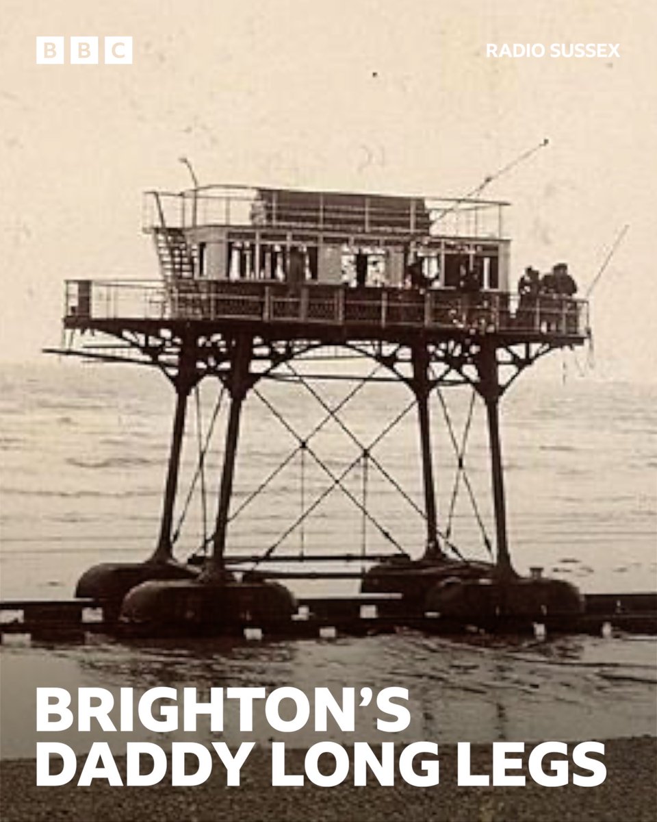 How a railway line once travelled through the sea. Listen to Secret Sussex here: bbc.in/3G4mCxo