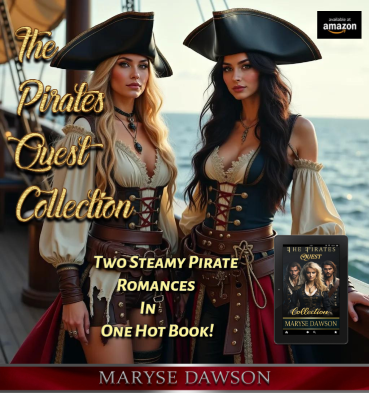 MaryseDawson's tweet image. Fancy a Spicy Pirate Romance or Two?
╔•═❅❅❖༻•❖❖💕❖❖•༺❖❅❅═•╗
THE PIRATES QUEST COLLECTION
╚•═❅❅❖༻•❖❖💕❖❖•༺❖❅❅═•╝
books2read.com/u/mg8lBq
⚡️2 Full Length Stories in 1 Book!
🏴☠️Tides of Desire & Captive to the Heart💞
Two steamy tales about…