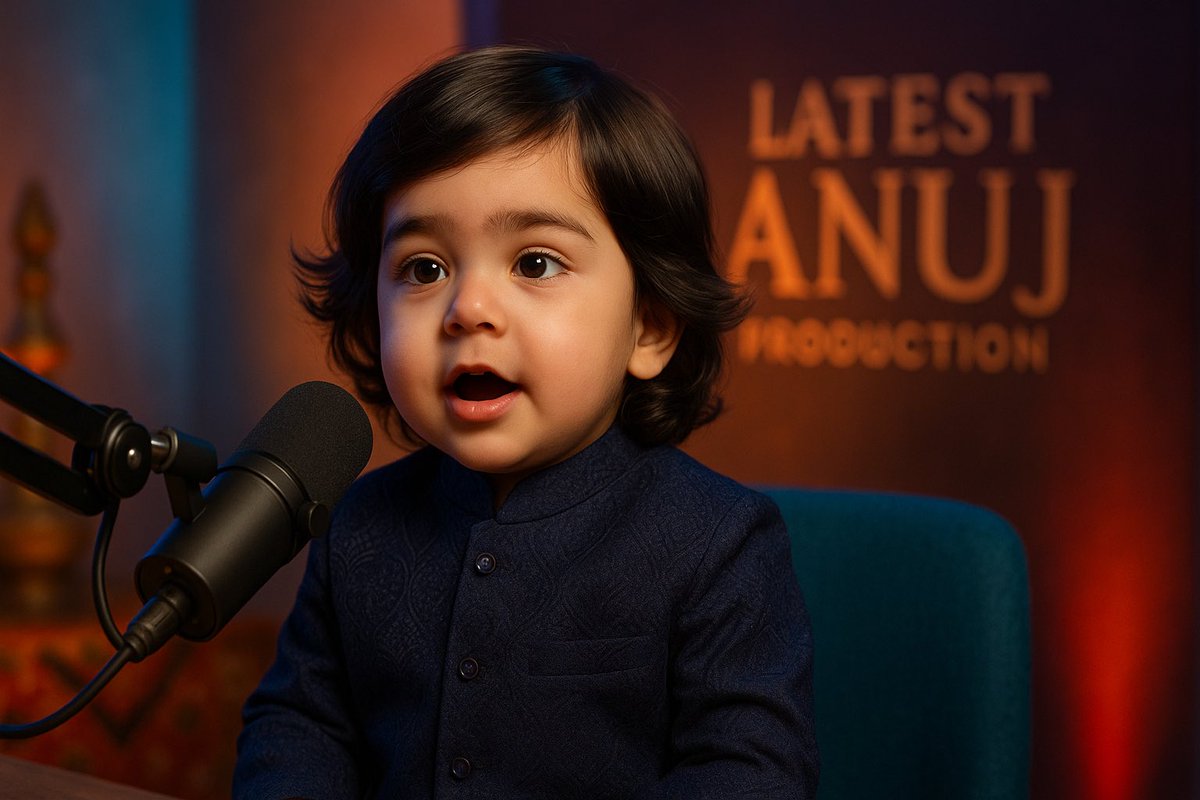 Latest_Anuj's tweet image. This is My Mini version ❤️✨
#latestanuj #miniversion #babypodcast #viralpost❤️