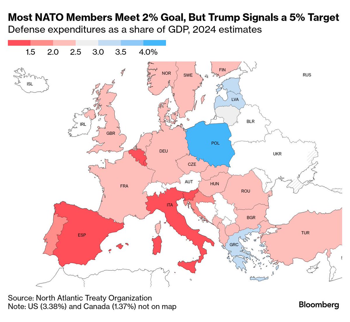 Trump says Spain has to pay as NATO seeks a deal on spending bloomberg.com/news/articles/… via <a href="/AfPalasciano/">Andrea Francesca Palasciano</a>