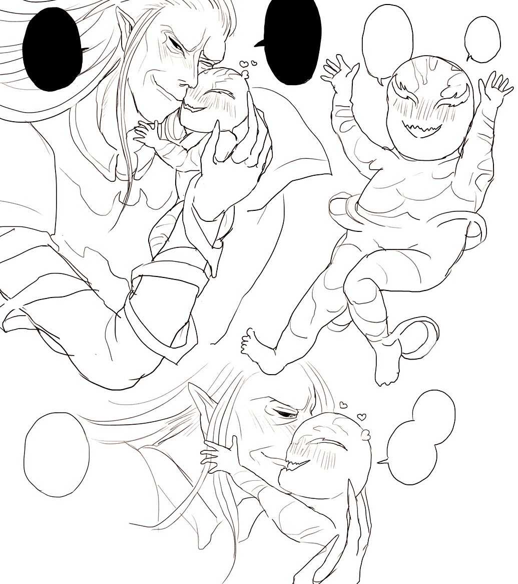 hissassisgoat's tweet photo. ෆ Baby carnage ＆ knull ෆ https://t.co/GVa70I5Bkt