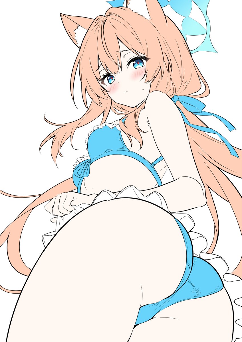 syam_shamo's tweet image. 水着マリーちゃん
#ブルーアーカイブ