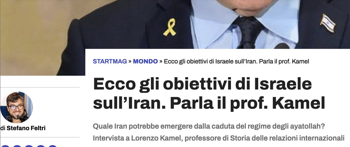 uscita oggi. 
startmag.it/mondo/iran-fin…