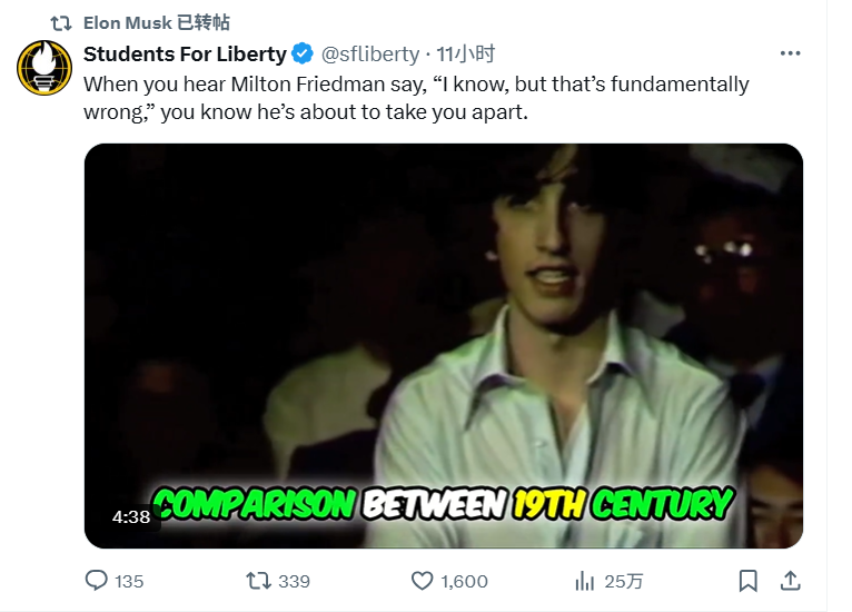 xinzhiwanyan's tweet photo. Elon just retweeted a account @sfliberty  , which is followed by the Libertarian Party official Twitter account @LPNational .
The porcupine is the mascot of the Libertarian Party. It was just speculation before,but now elon has really intersected with organizations related to lp. https://t.co/1xlZ1JfD2i