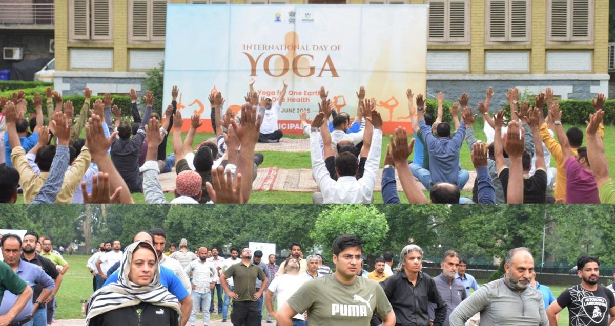 #SMC Celebrates #InternationalYogaDay with Enthusiasm

<a href="/SMC_Srinagar/">Srinagar Municipal Corporation</a> 

risingkashmir.com/smc-celebrates…