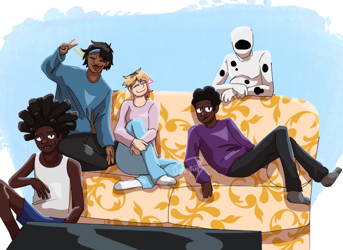 #SpotWeek2025 day 5: spider-people . sorry this is late i fell asleep before i could finish this LMAO (i didnt know what to do so i just grabbed a reference off of Pinterest and called it a day)