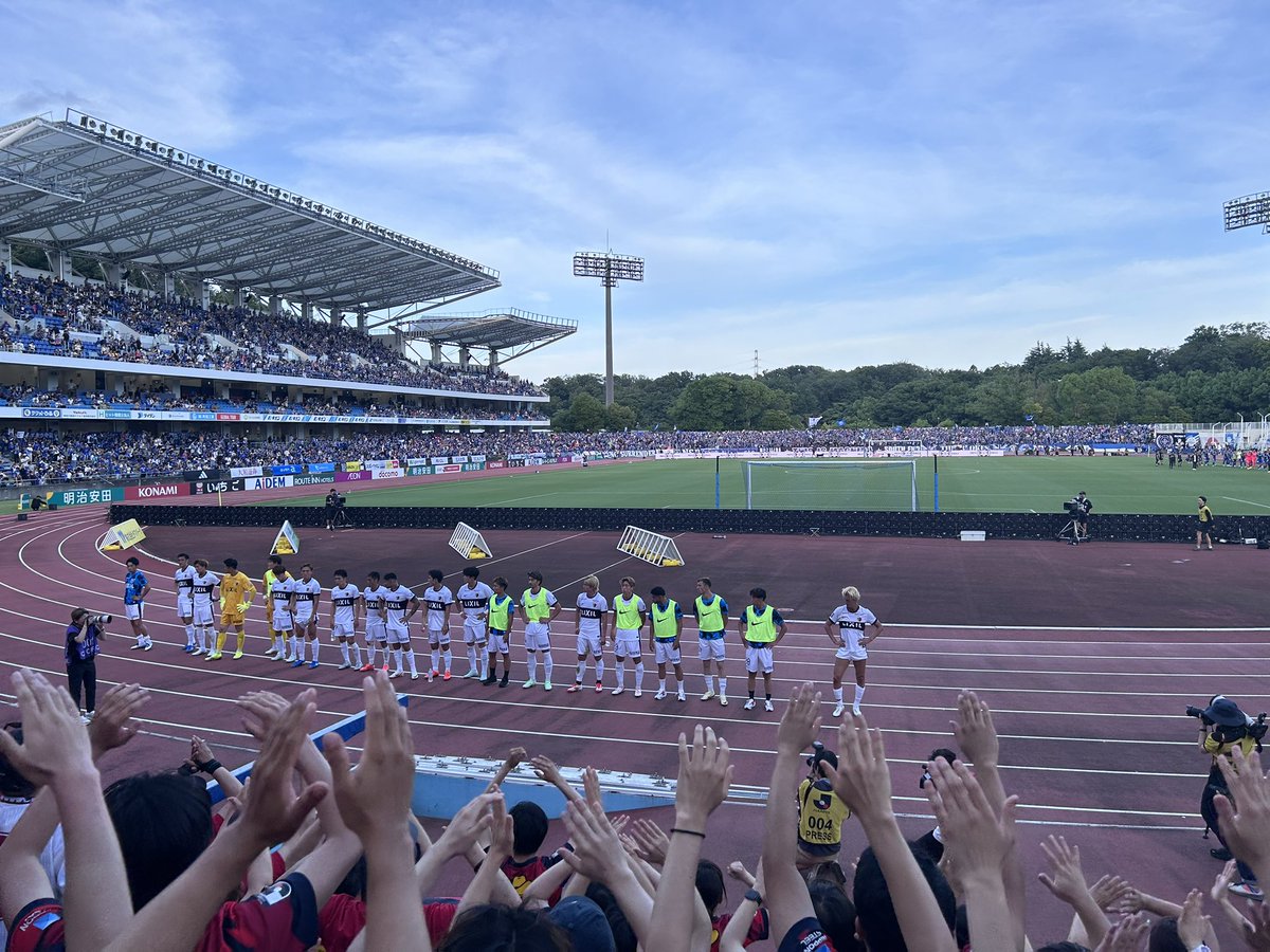 vs町田ゼルビア

立ち上がりの2失点が痛かった

連敗せず岡山勝とう！

#鹿島アントラーズ