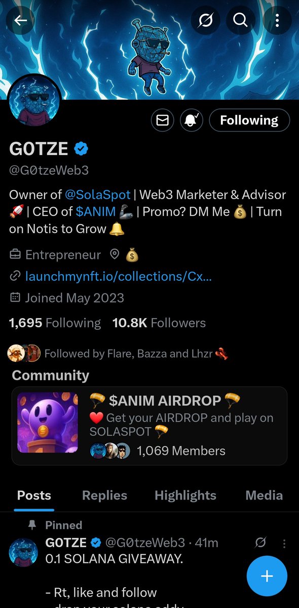 travor03's tweet photo. @flare_k7 @G0tzeWeb3 Hoping am lucky this time round
7N3zz5kSUPbXU4FdheFsK74KwHVzzsD4D7vv3Dchd9oy https://t.co/fG3UkMjMh2