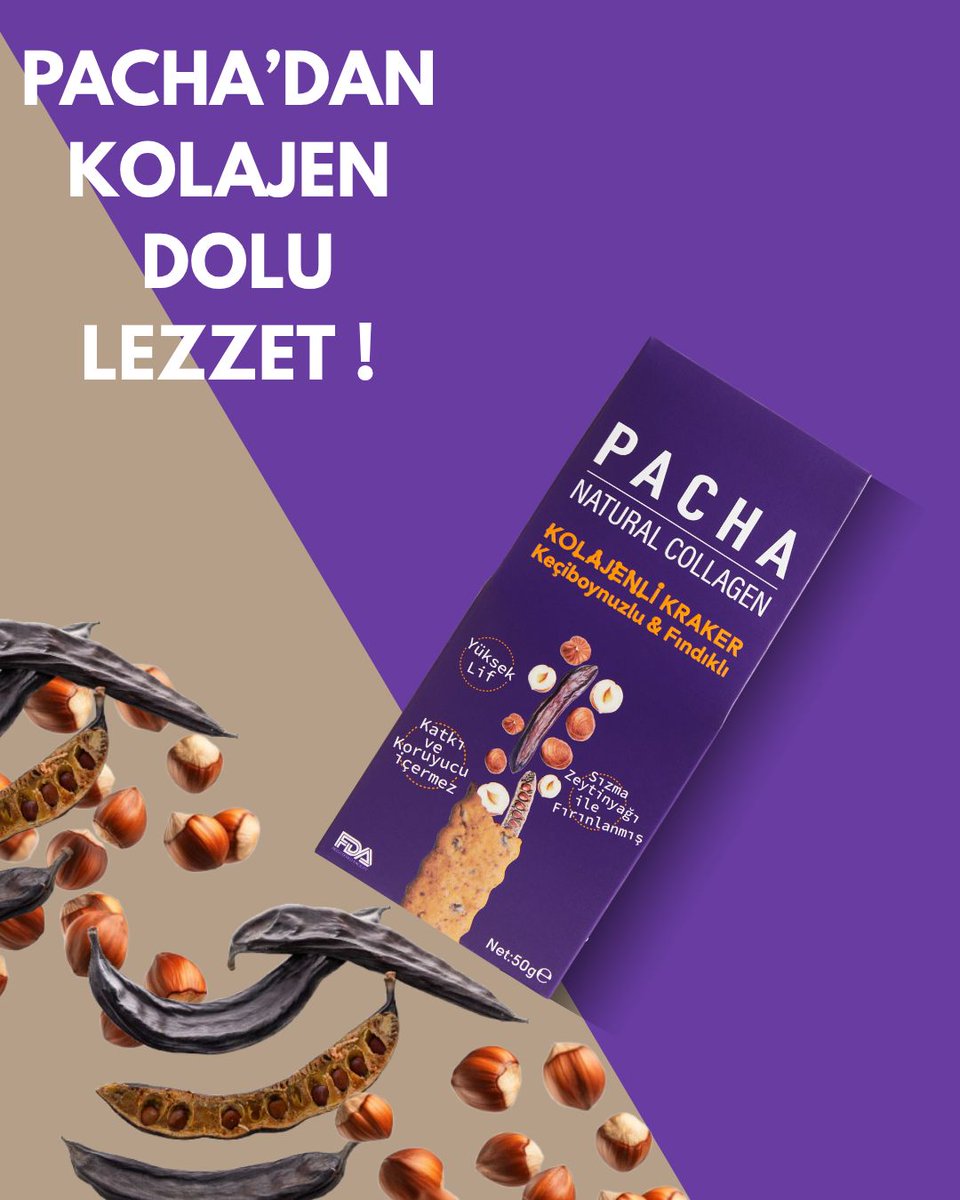 Enerji dolu bir ara öğün mü arıyorsun? ⚡

Keçiboynuzu ve fındığın muhteşem uyumu, Pacha Kolajenli Kraker’de seni bekliyor!🌟

📌 Katkı ve koruyucu içermez
📌 Yüksek lif
📌 Sızma zeytinyağı ile fırınlanmış

#pachanaturalcollagen #keçiboynuzu #fındıksevenler #sağlıklıatıştırmalık